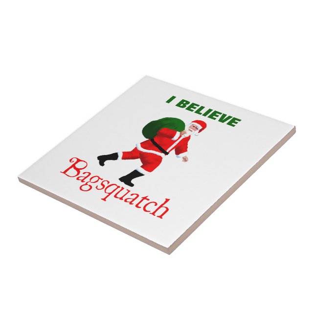 Azulejo De Cerámica Santa Claus - Bagsquatch (Lado)