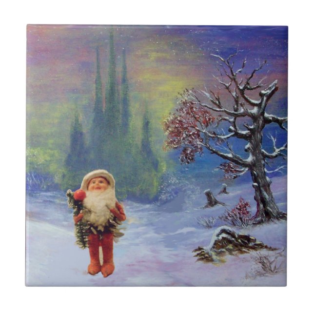 AZULEJO DE CERÁMICA SANTA DE LOS GNOMS (Frente)