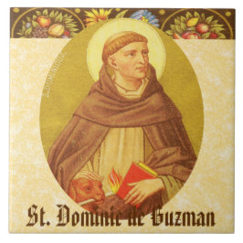 Azulejo De Cerámica Santo Dominic de Guzmán (PM 02)