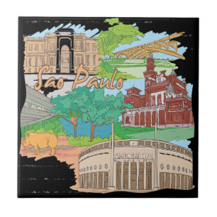 Azulejo De Cerámica Sao Paulo