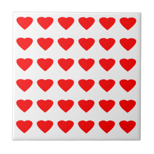 Azulejo De Cerámica Sea mi jGibney de los corazones 36Red Transp de la