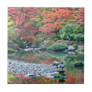 Azulejo De Cerámica Seattle, Jardín Japonés del Arboreto