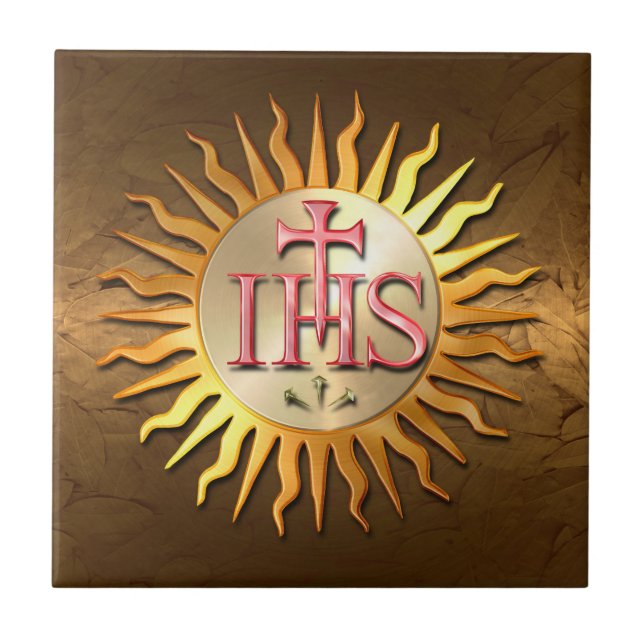 Azulejo De Cerámica Sello de la jesuita (Frente)