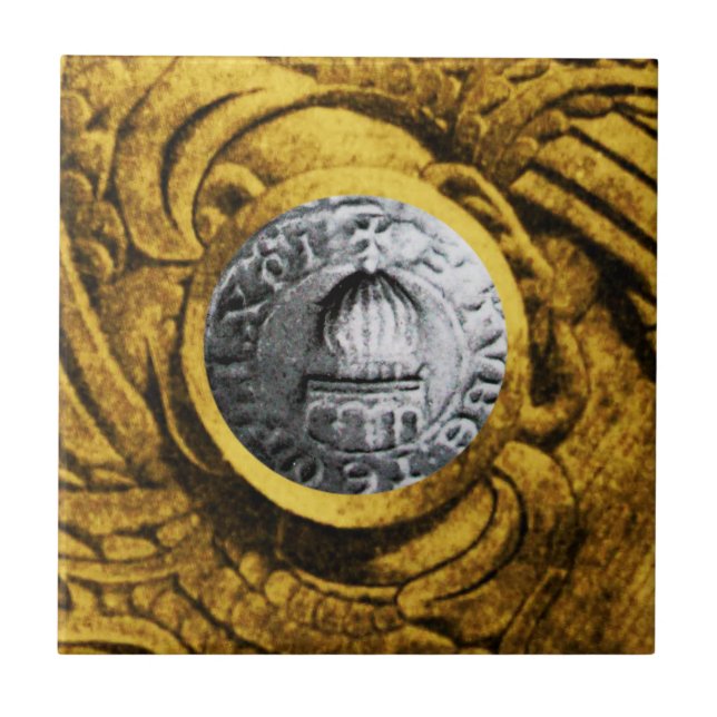 AZULEJO DE CERÁMICA SELLO DE LA PLANTILLA DE LOS CABALLOS