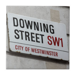 Azulejo De Cerámica señal de Downing Street