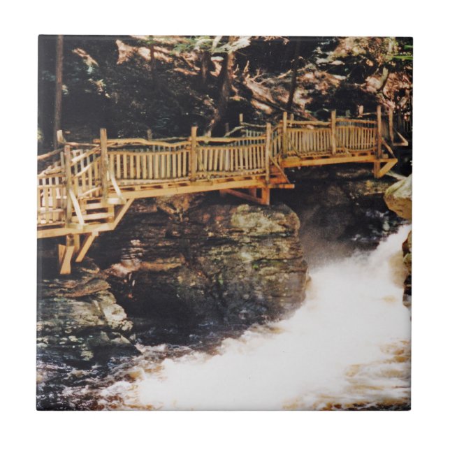 Azulejo De Cerámica Sendero peligroso (Frente)