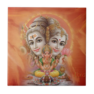 Azulejo De Cerámica Señor Shiva
