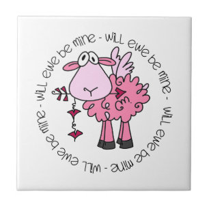 Azulejo De Cerámica Serás Mi Valentín