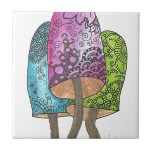 Azulejo De Cerámica Setas