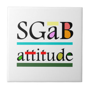 Azulejo De Cerámica Sgab actitud