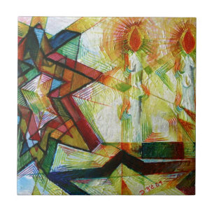 Azulejo De Cerámica Shabbat