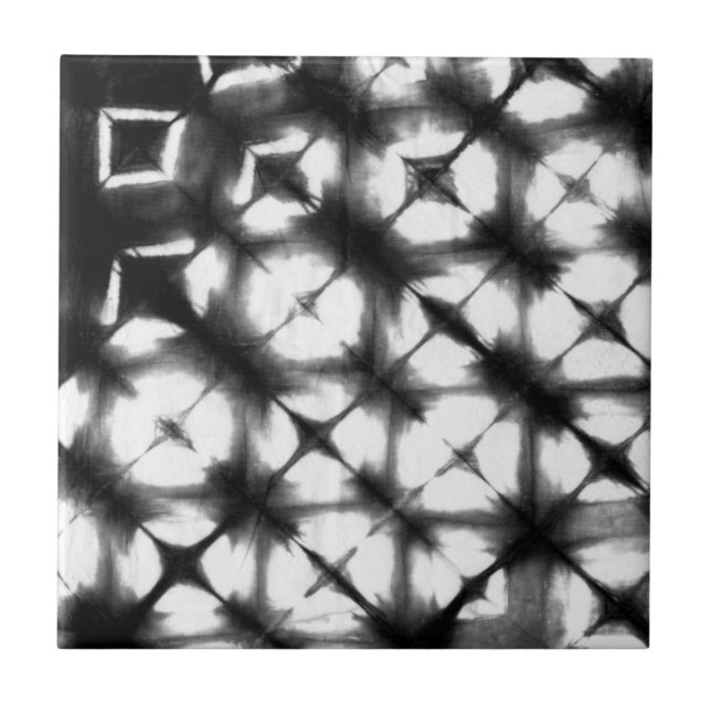 Azulejo De Cerámica Shibori I gráfico (Frente)