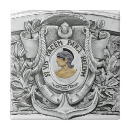 AZULEJO DE CERÁMICA SI VIS PACEM PARA BELLUM