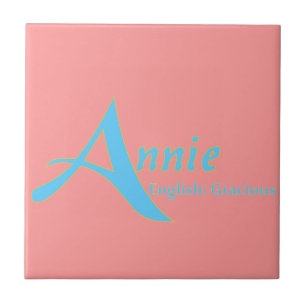Azulejo De Cerámica Significado de Annie