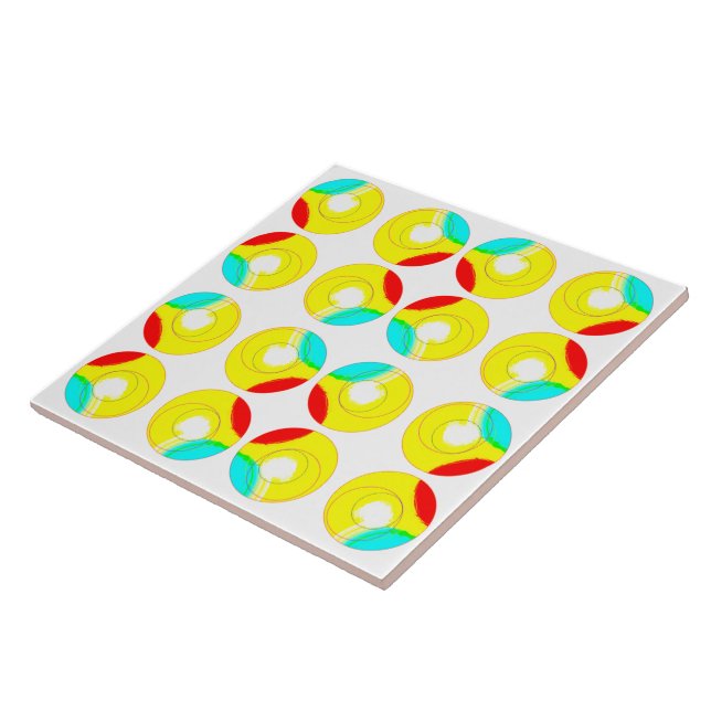 Azulejo De Cerámica Siguiendo. (Lado)