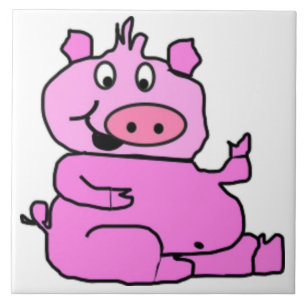 AZULEJO DE CERÁMICA SILLY PIGGY