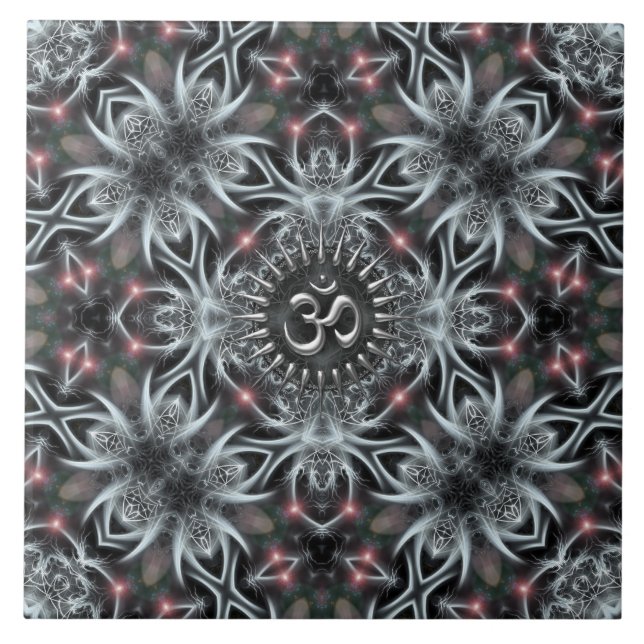 Azulejo De Cerámica Silverina Aum 'Delica Cerámica Tile (Frente)