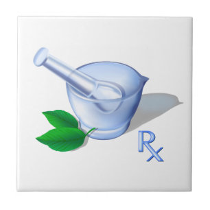 Azulejo De Cerámica Símbolo de farmacia