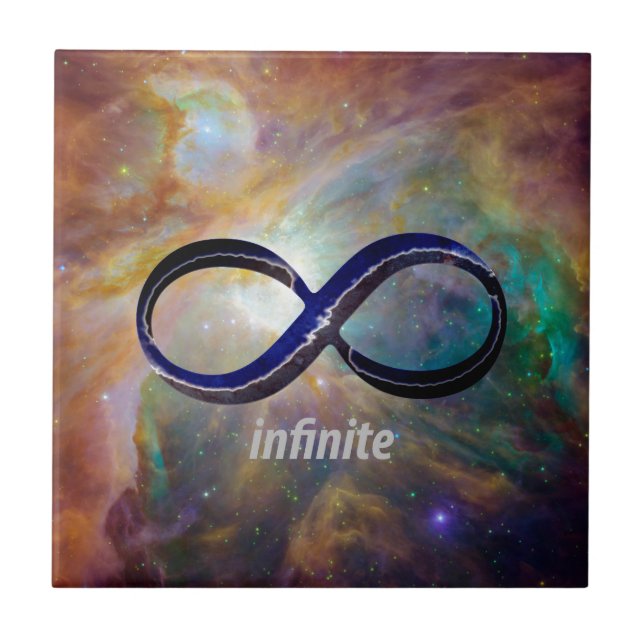 Azulejo De Cerámica Símbolo de infinito (Frente)