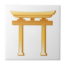 Azulejo De Cerámica Símbolo Shinto