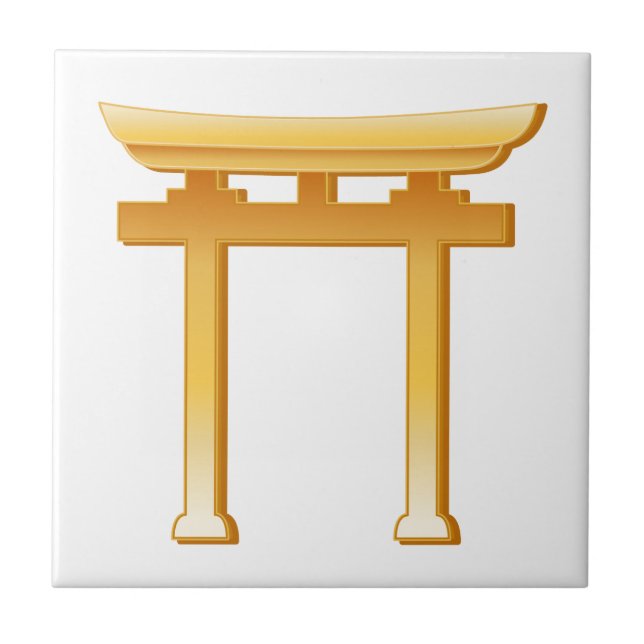 Azulejo De Cerámica Símbolo Shinto