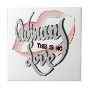 Azulejo De Cerámica Sin amor común, mosaico cerámico