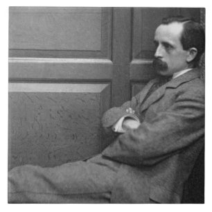 Azulejo De Cerámica Sir James Matthew Barrie (1860-1937) (foto de b/w)