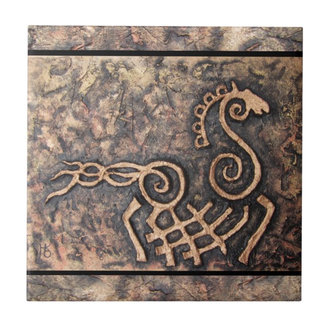 Azulejo De Cerámica Sleipnir (Frente)