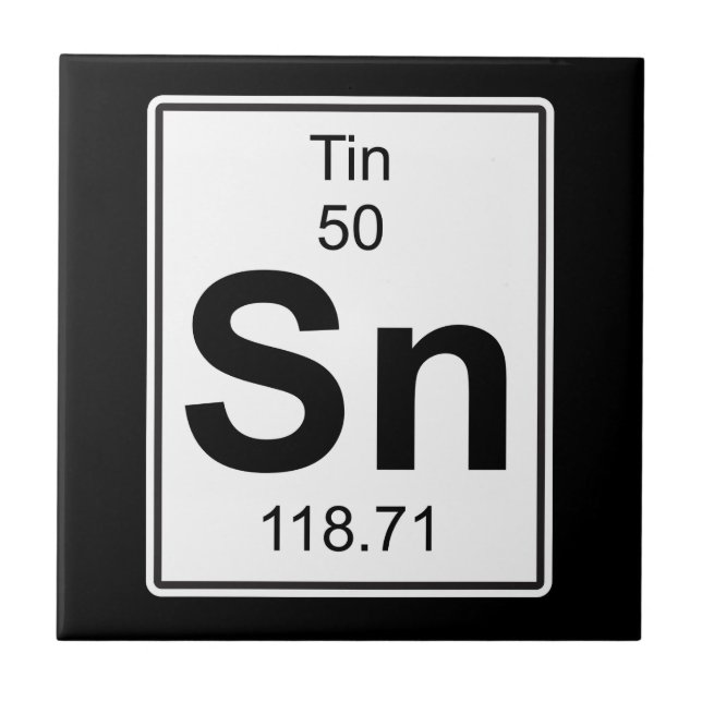 Azulejo De Cerámica Sn - lata (Frente)