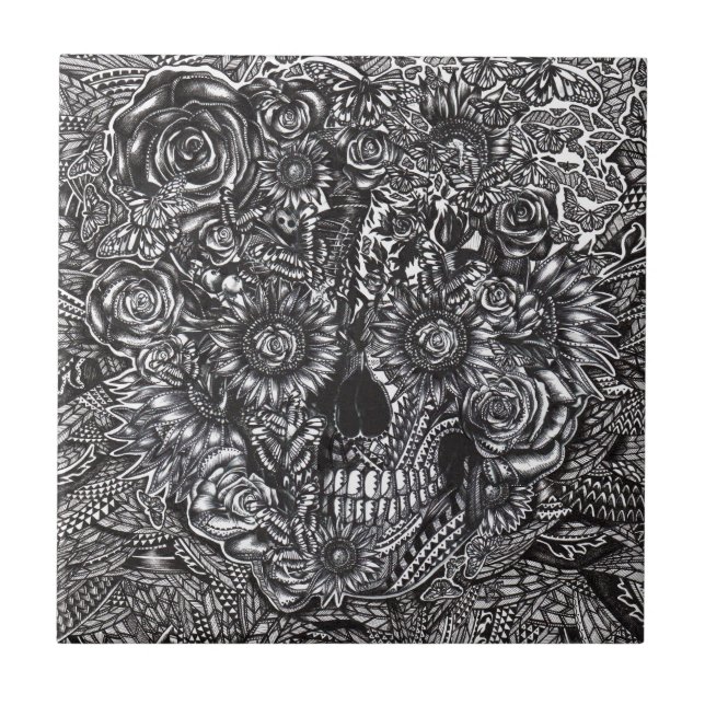 Azulejo De Cerámica Sobrecarga sensorial (Frente)