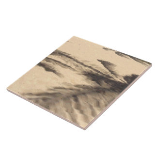 Azulejo De Cerámica Sombras en la arena