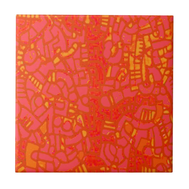 Azulejo De Cerámica Soñando en Arizona (Frente)