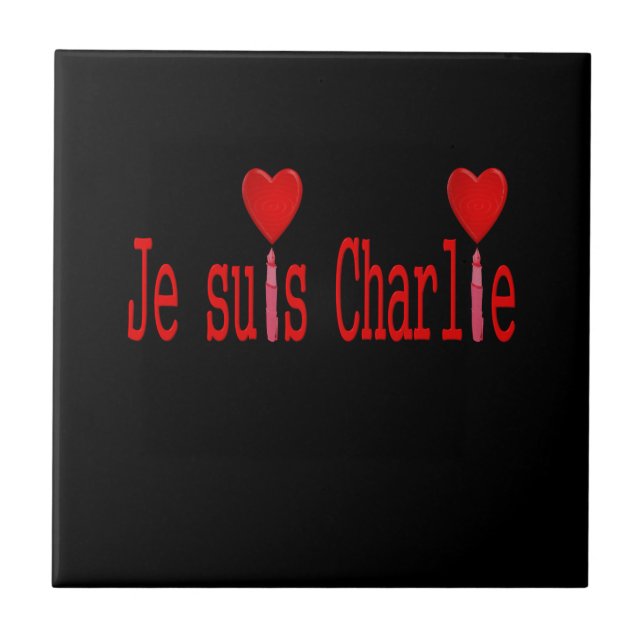 Azulejo De Cerámica Soy Charlie. (Frente)