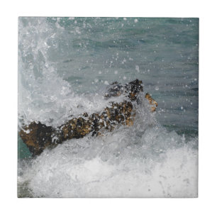 Azulejo De Cerámica Spray marino