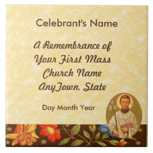 Azulejo De Cerámica St. Aloysius Gonzaga (PM 01)