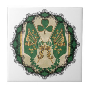 Azulejo De Cerámica St Patricks Day Greeting Tile