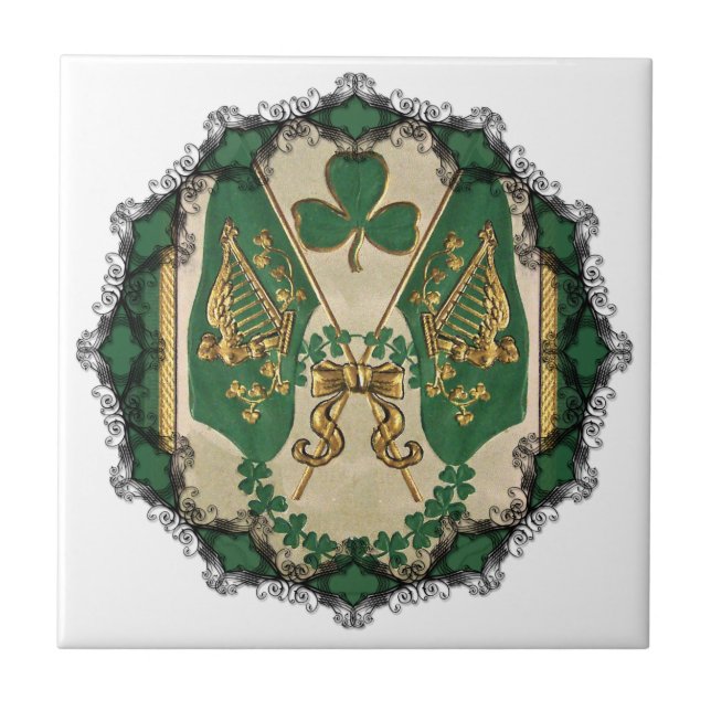 Azulejo De Cerámica St Patricks Day Greeting Tile (Frente)