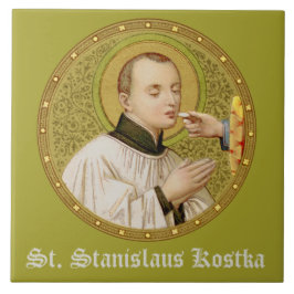 Azulejo De Cerámica St. Stanislaus Kostka (SNV 25) (RoundImage) Tile 1
