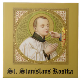 Azulejo De Cerámica St. Stanislaus Kostka (SNV 25; SquareImage) Tile 2