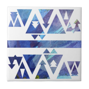 Azulejo De Cerámica Stencil de color de agua