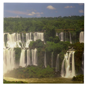 Azulejo De Cerámica Sudamérica, Argentina, Brasil, Cataratas del Iguaz