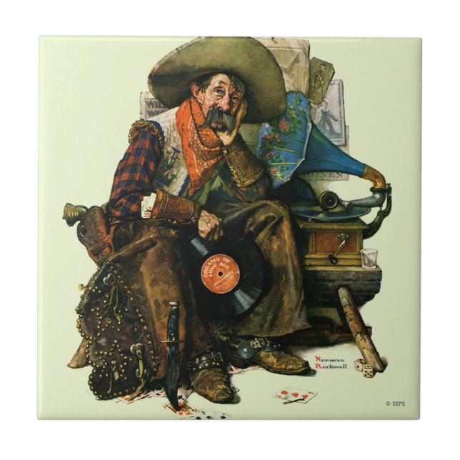 Azulejo De Cerámica Sueños de hace tiempo (Frente)