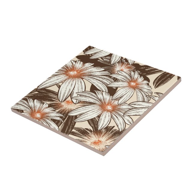 Azulejo De Cerámica Sueños Florales #12 en Susiejayne (Lado)