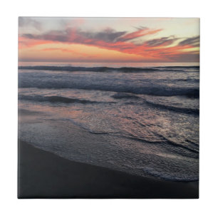 Azulejo De Cerámica Sunset de San Diego