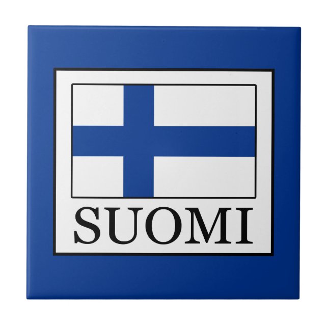 Azulejo De Cerámica Suomi (Frente)