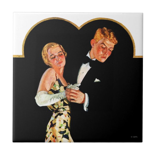 Azulejo De Cerámica Suspensor perdido (Frente)