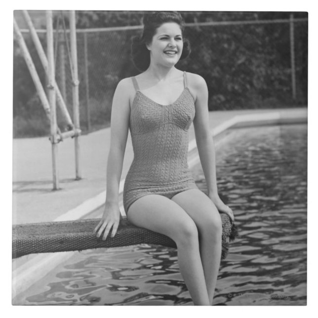 Azulejo De Cerámica Tablero de salto (Frente)