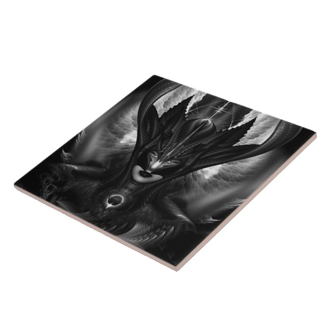 Azulejo De Cerámica Taidushan Sai TOT BlackSun Tile (Lado)