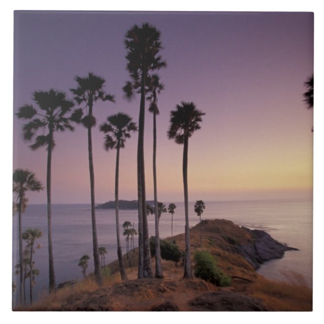 Azulejo De Cerámica Tailandia, Isla Phuket. (Frente)