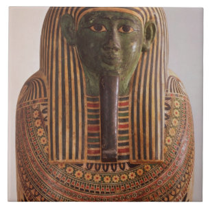 Azulejo De Cerámica Tapa externa del sarcófago de Psametik I (664-61